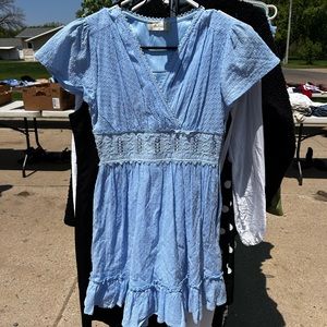 Altar’d state blue babydoll dress